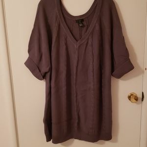 Grey chunk knit sweater